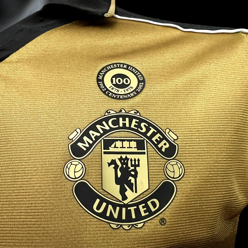 Camisa Retrô Manchester United 100th Edição de Aniversario 01/02