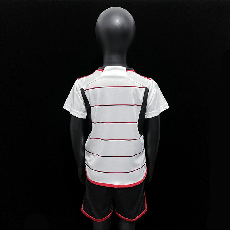 23/24 Conjunto Infantil do Flamengo - Segundo Uniforme