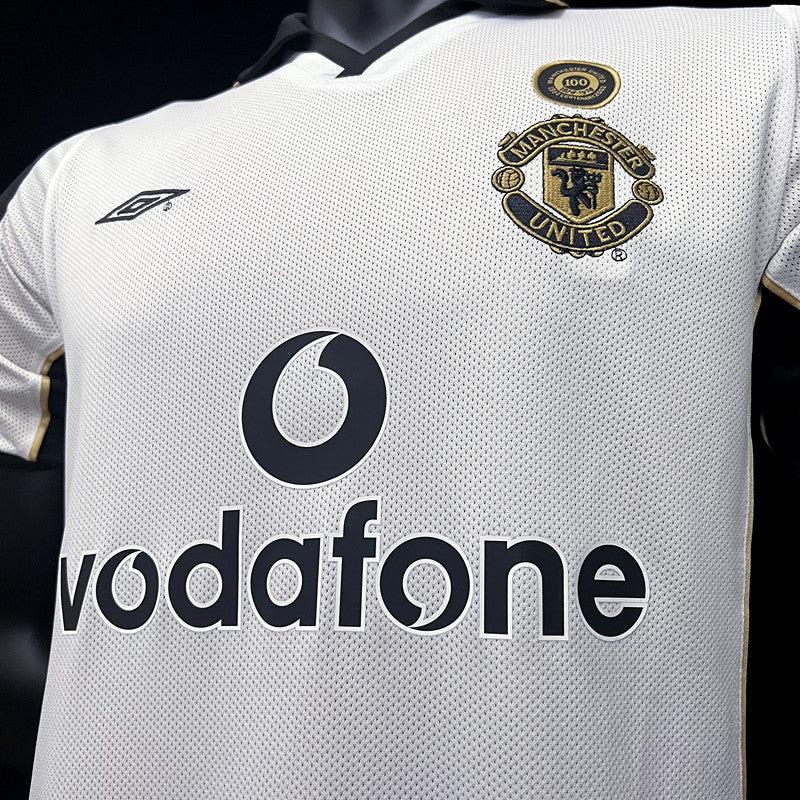 Camisa Retrô Manchester United 100th Edição de Aniversario 01/02