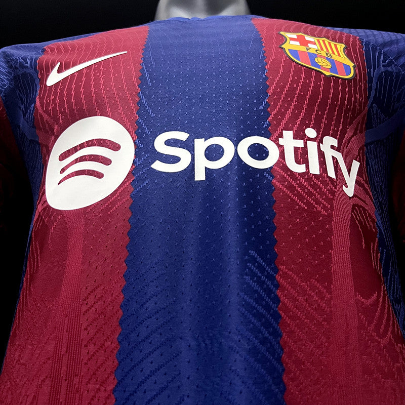 23/24 Versão jogador Barcelona - Primeiro Uniforme