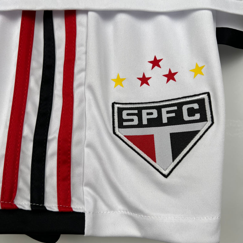 23/24 Conjunto Infantil São Paulo - Primeiro Uniforme