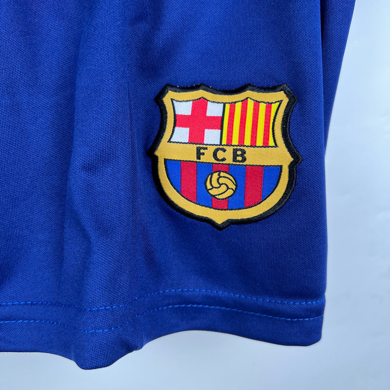 23/24 Conjunto Infantil Barcelona - Primeiro Uniforme