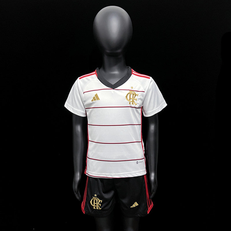 23/24 Conjunto Infantil do Flamengo - Segundo Uniforme