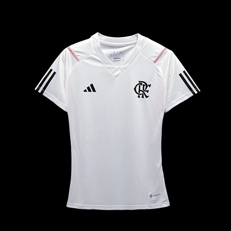 23/24 Feminino Flamengo - Uniforme de Treino - Branco