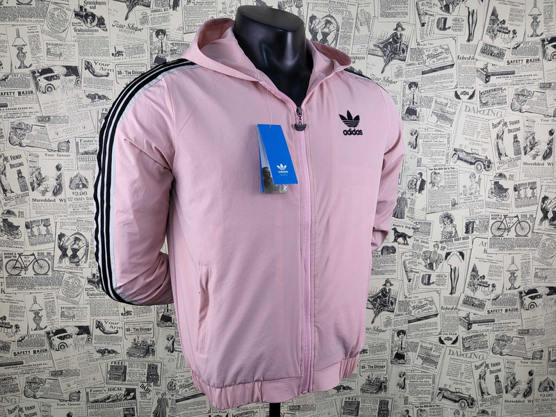 CORTA VENTO  adidas trevo rosa