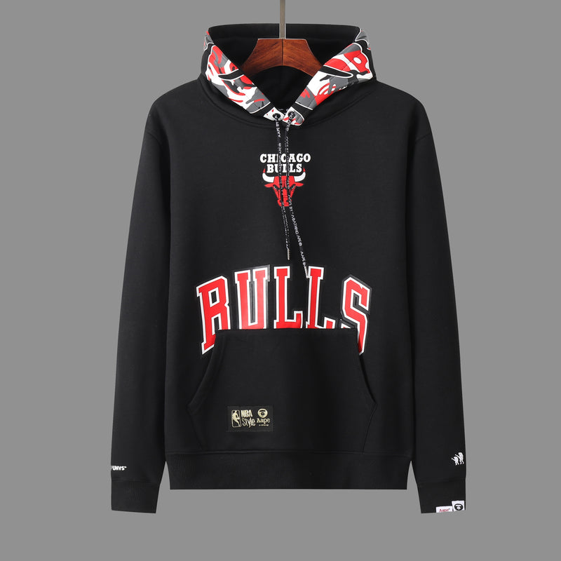 Moletom Suéter da NBA Chicago Bulls - Black