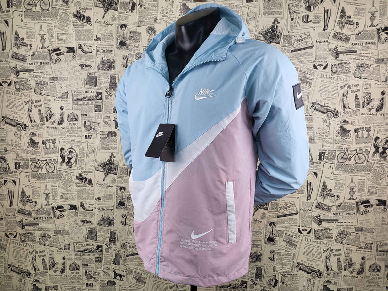 Corta-Vento Nike - Azul e Rosa