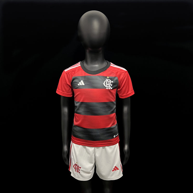 23/24 Conjunto Infantil Flamengo - Rubro Negro