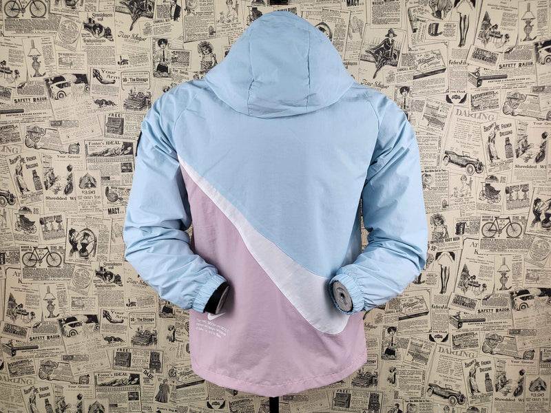 Corta-Vento Nike - Azul e Rosa