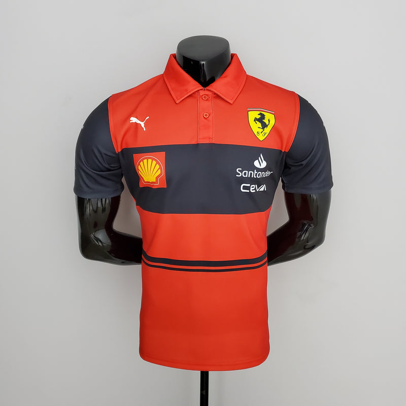 Camisa de Fórmula 1 - Ferrari Polo - Vermelho