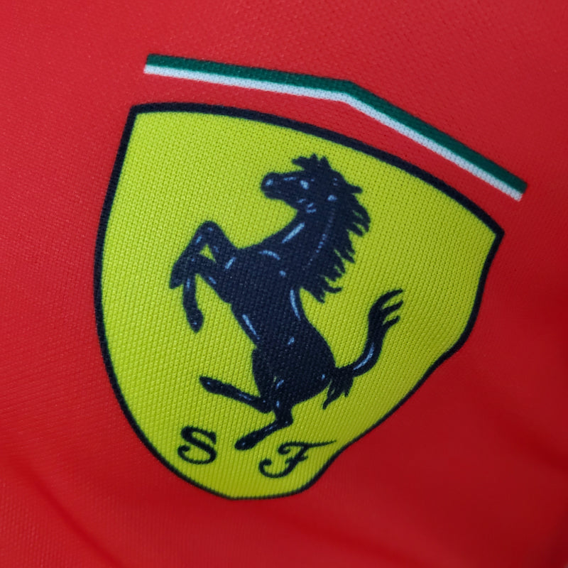 Camisa de Formula 1 - Ferrari - Polo Vermelho