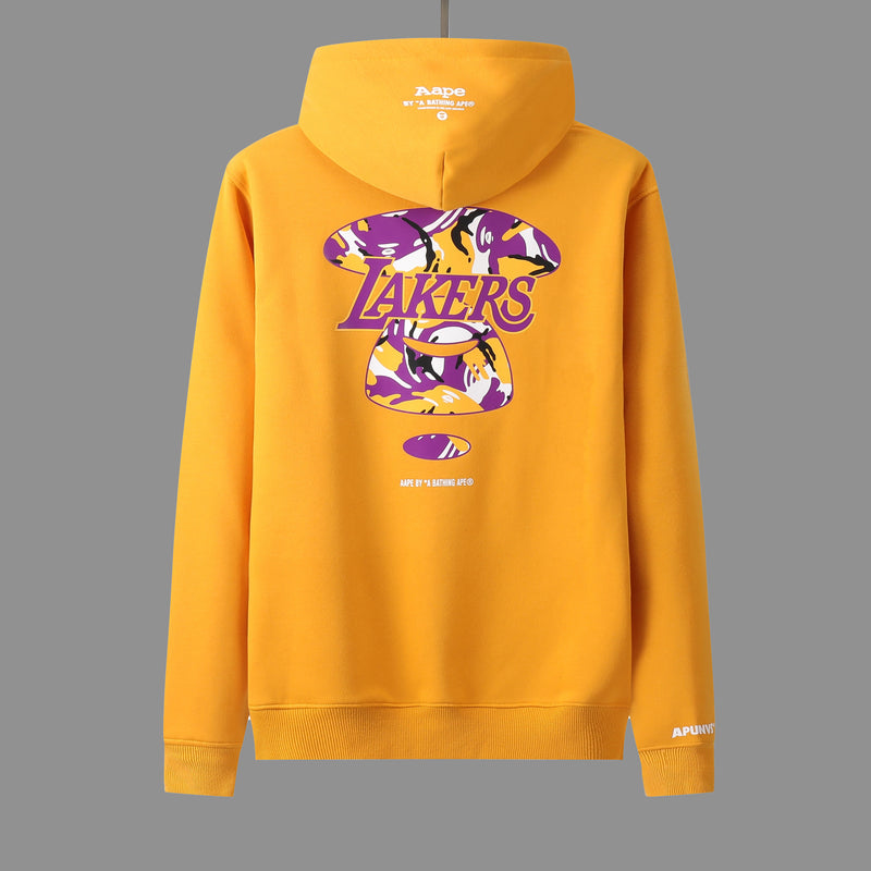 Moletom Suéter da NBA Los Angeles Lakers - Amarelo