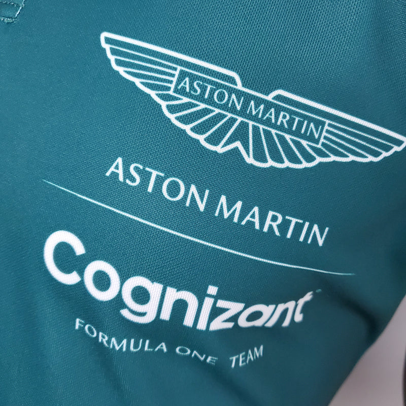 Camisa de Fórmula 1 - Aston Martin Polo Verde