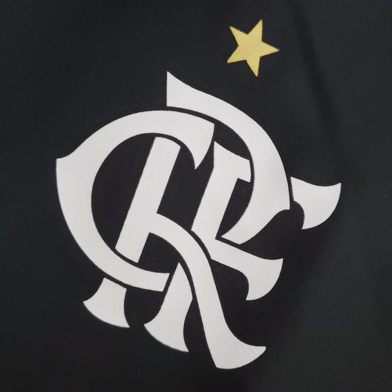 Corta-Vento Flamengo - Preto, Branco e Azul