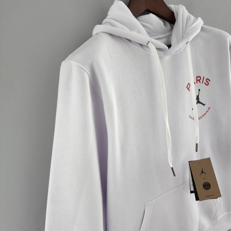 Moletom Paris Saint Germain Jordan Hoodie - Branco