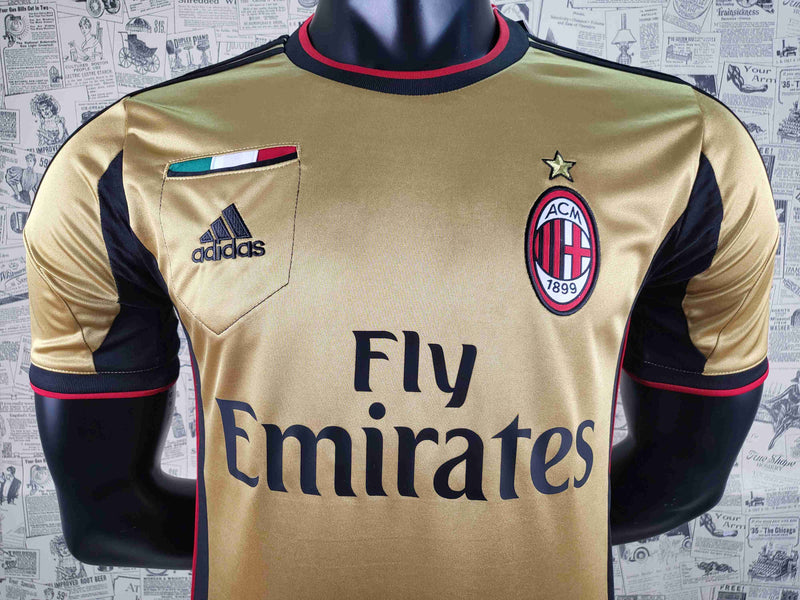 Camisa Retrô AC Milan Segundo Ouro 2013-14