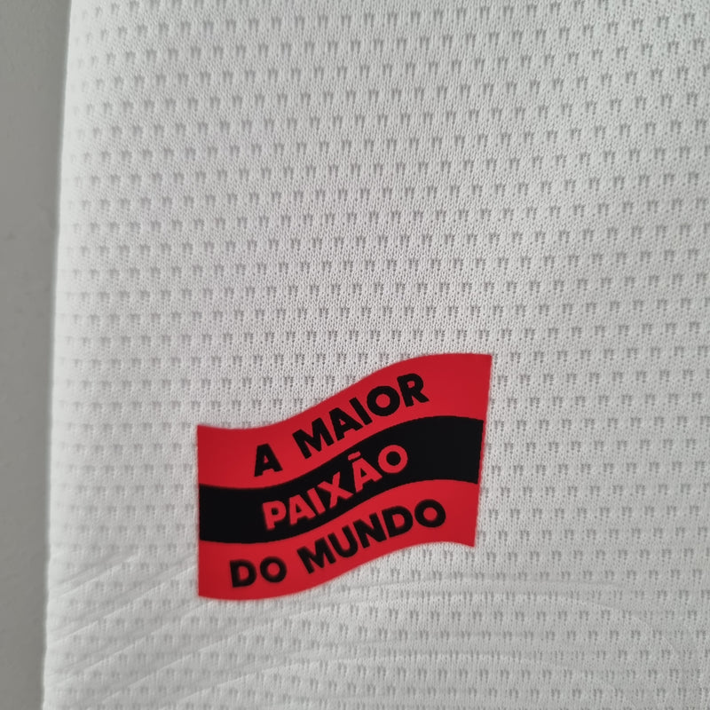 22/23 Feminino Flamengo - Segundo Uniforme - Branco