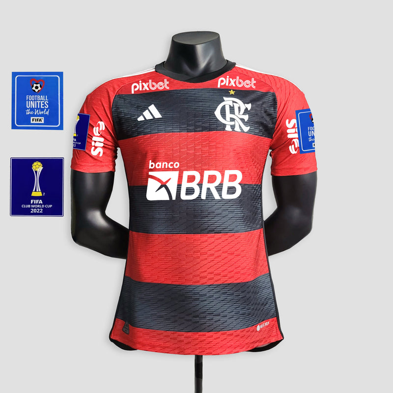 23/24 Versão Jogador Flamengo - Todos os Patrocinadores