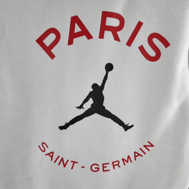 Moletom Paris Saint Germain Jordan Hoodie - Branco