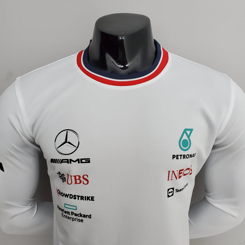 Camisa de Fórmula 1 - Mercedes - Manga Longa