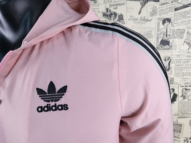 CORTA VENTO  adidas trevo rosa