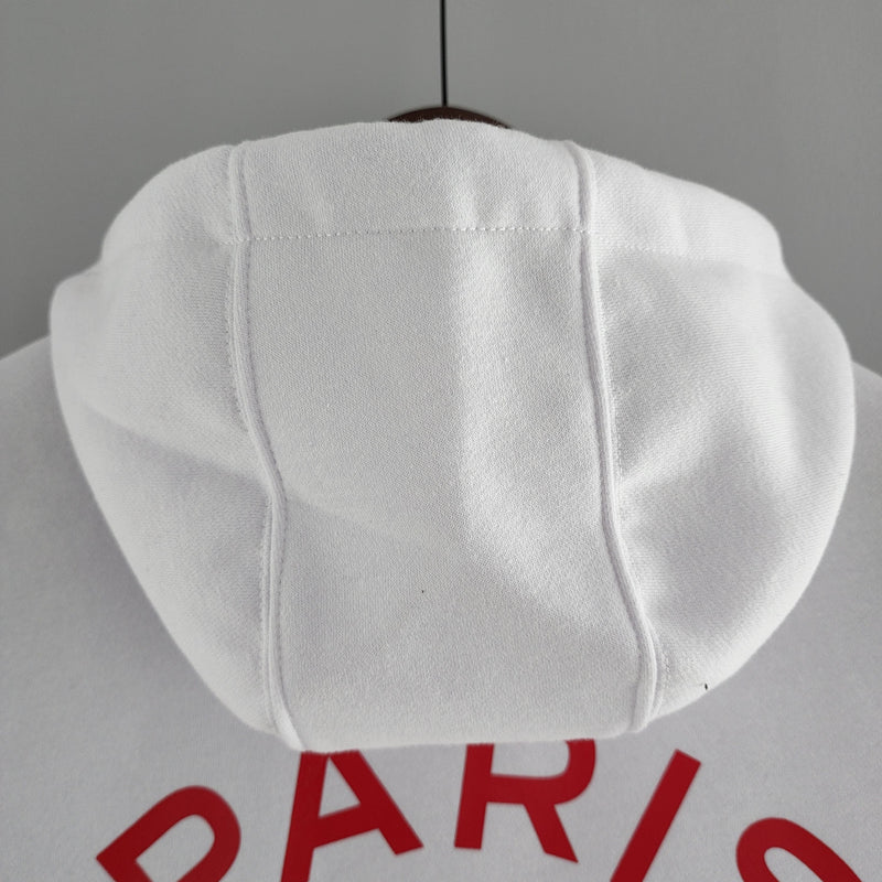 Moletom Paris Saint Germain Jordan Hoodie - Branco