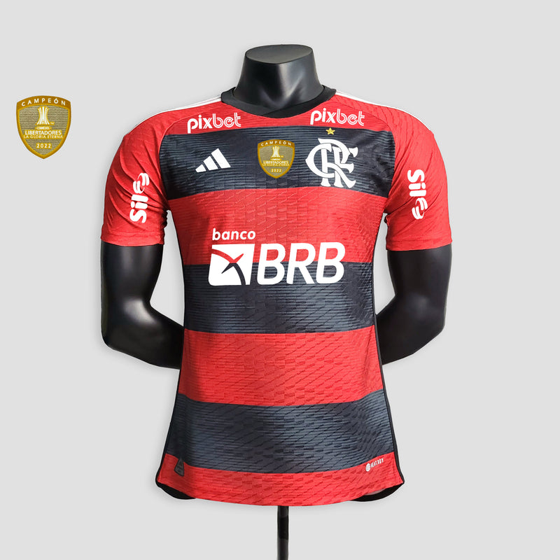 23/24 Versão Jogador Flamengo - Todos os Patrocinadores