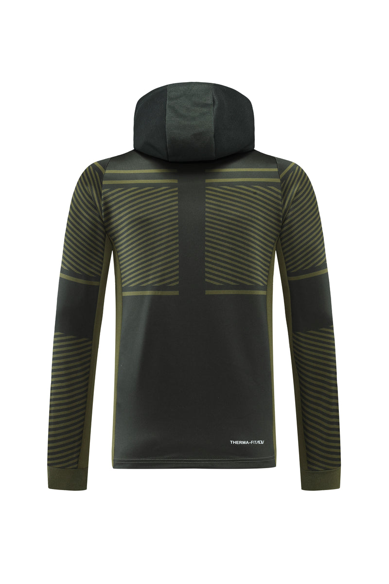 Conjunto de Treino da Nike Hoods - Verde Escuro