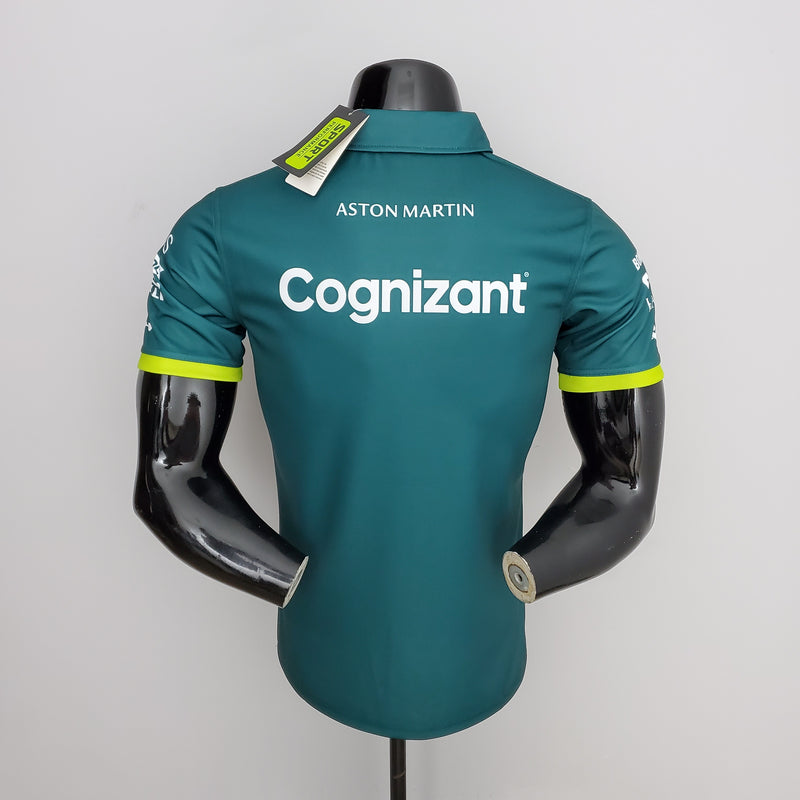 Camisa de Fórmula 1 - Aston Martin Polo Verde