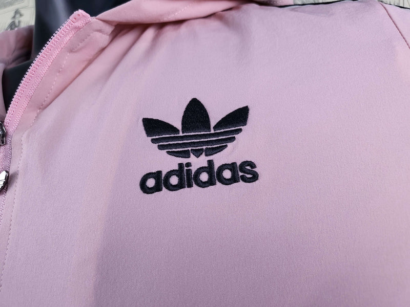 CORTA VENTO  adidas trevo rosa