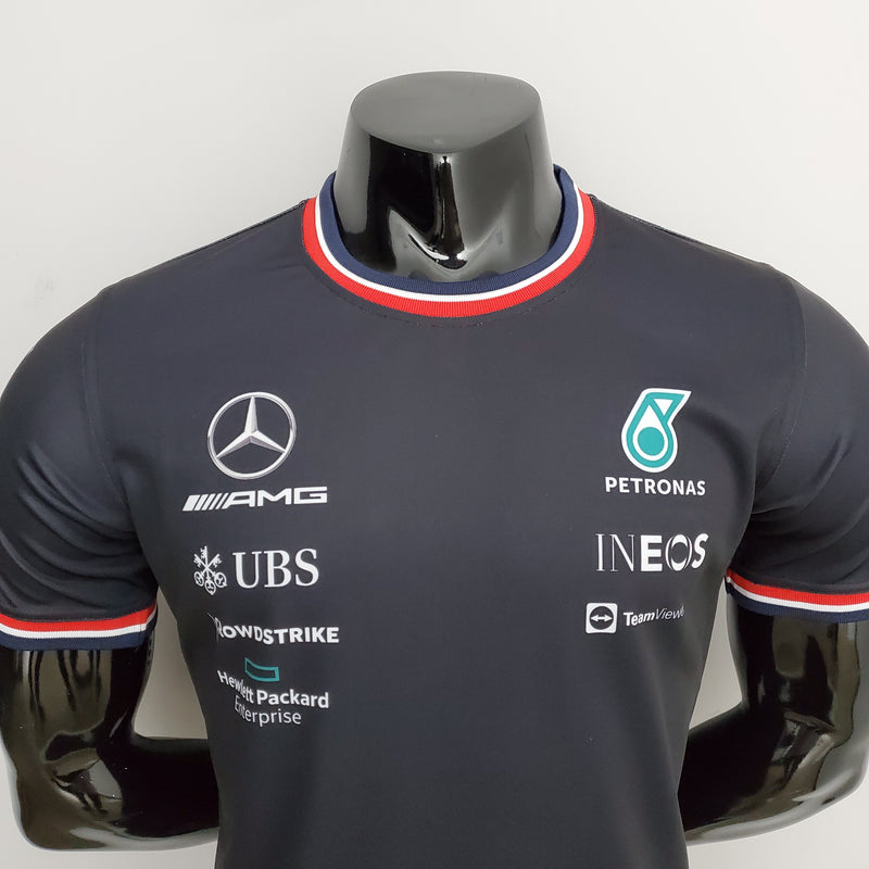 Camisa de Fórmula 1 - Mercedes - Black