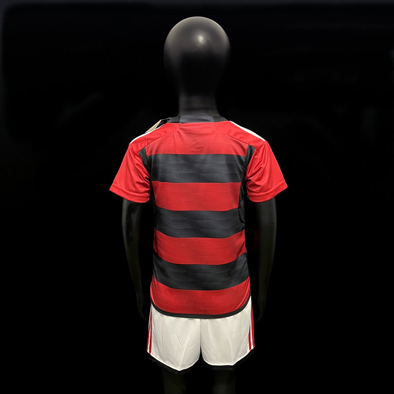 23/24 Conjunto Infantil Flamengo - Rubro Negro