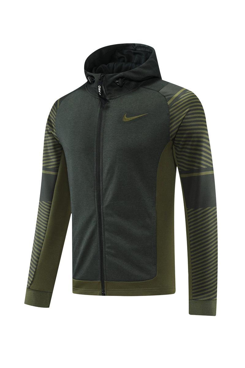 Conjunto de Treino da Nike Hoods - Verde Escuro