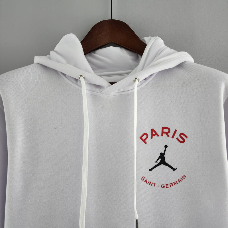 Moletom Paris Saint Germain Jordan Hoodie - Branco