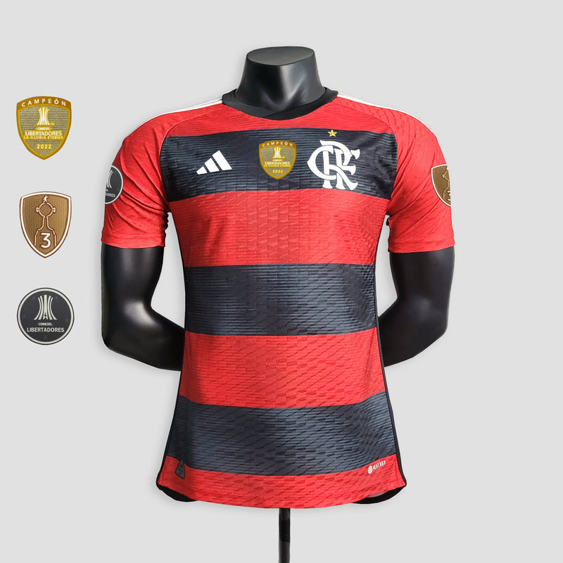 23/24 Versão Jogador Flamengo - Todos os Patrocinadores