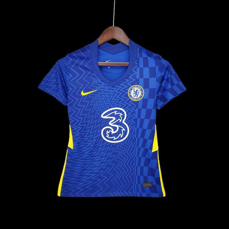 21/22 Feminina Chelsea - Primeiro Uniforme