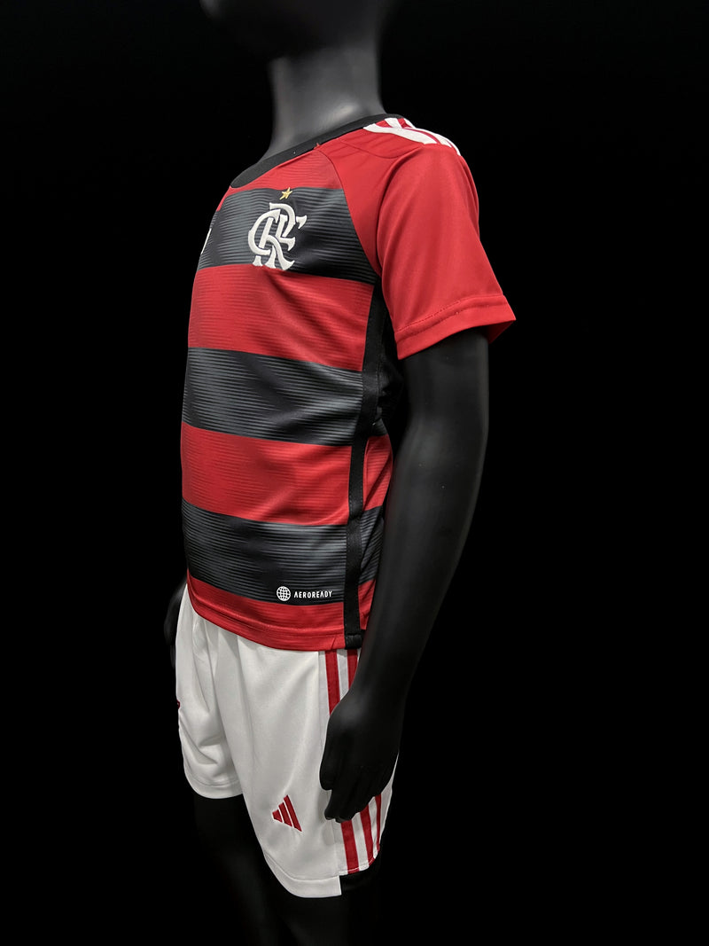 23/24 Conjunto Infantil Flamengo - Rubro Negro