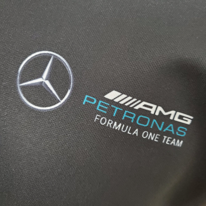 Camisa de Formula 1 - Mercedes Preto