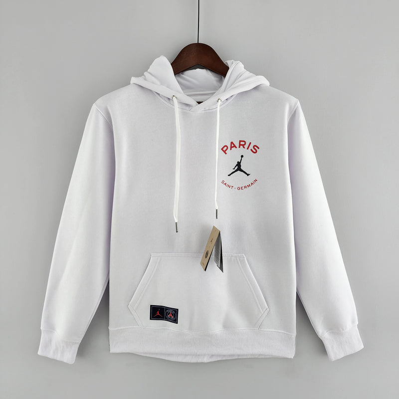 Moletom Paris Saint Germain Jordan Hoodie - Branco