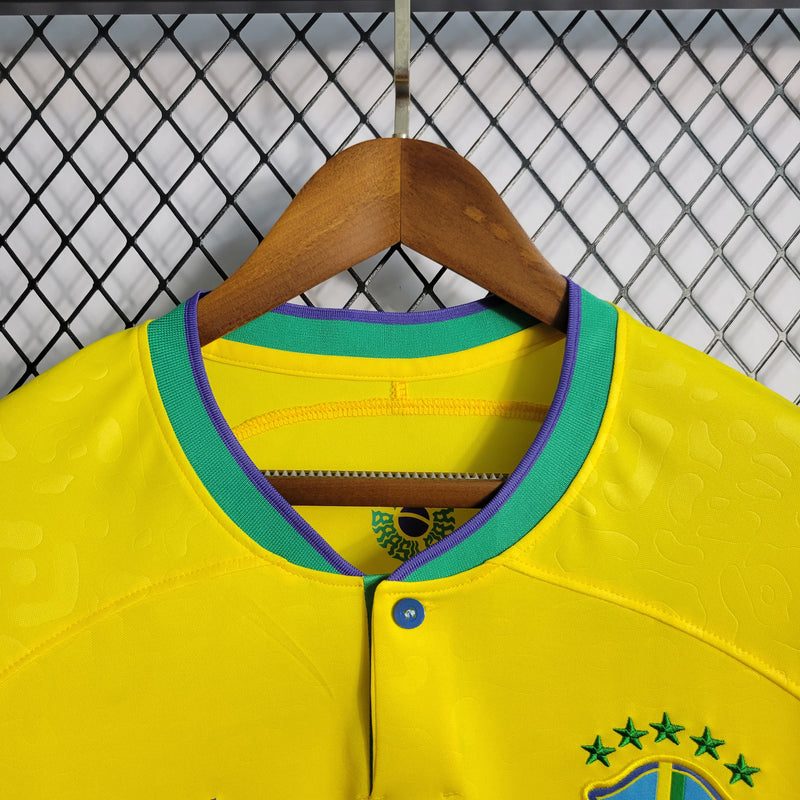 22/23 Brasil - Primeiro Uniforme - Copa do mundo