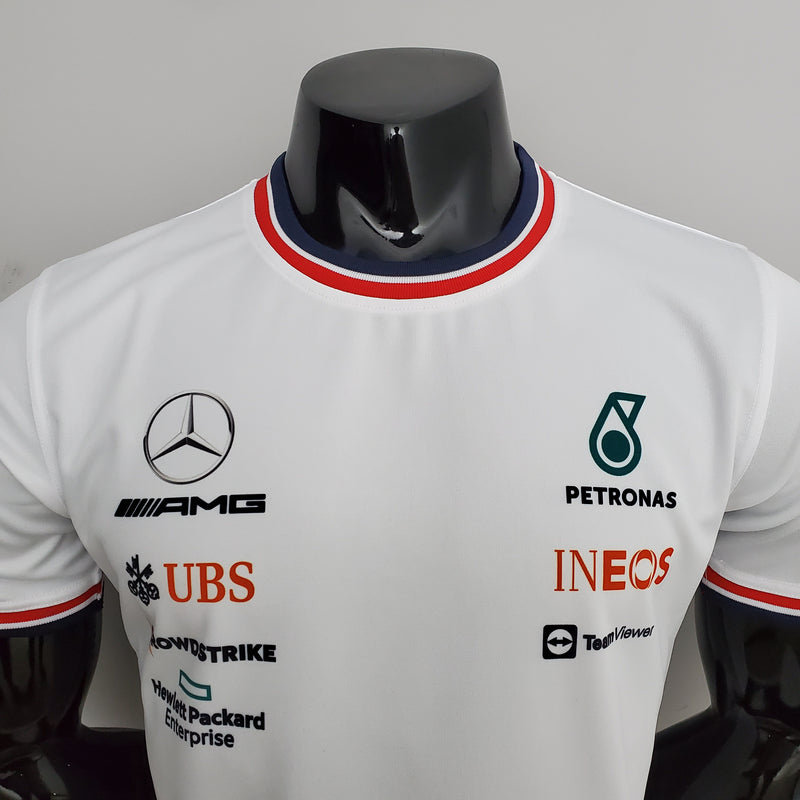 Camisa de Fórmula 1  Mercedes - Branco