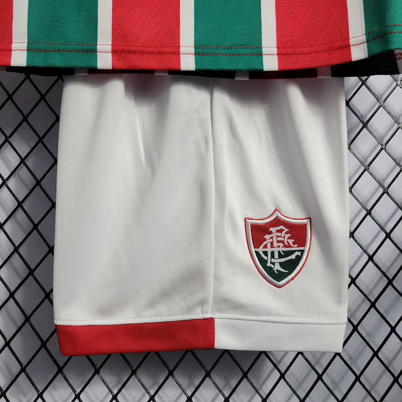 22/23 Conjunto Infantil Fluminense - Primeiro Uniforme