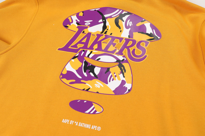 Moletom Suéter da NBA Los Angeles Lakers - Amarelo