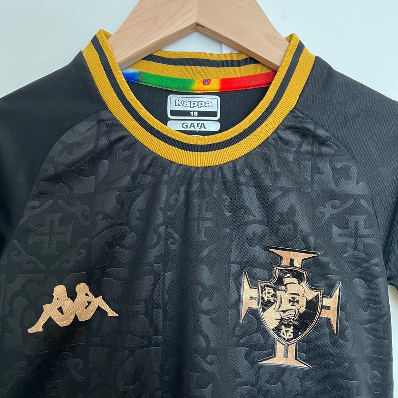 22/23 Conjunto Infantil Vasco da Gama - Preto