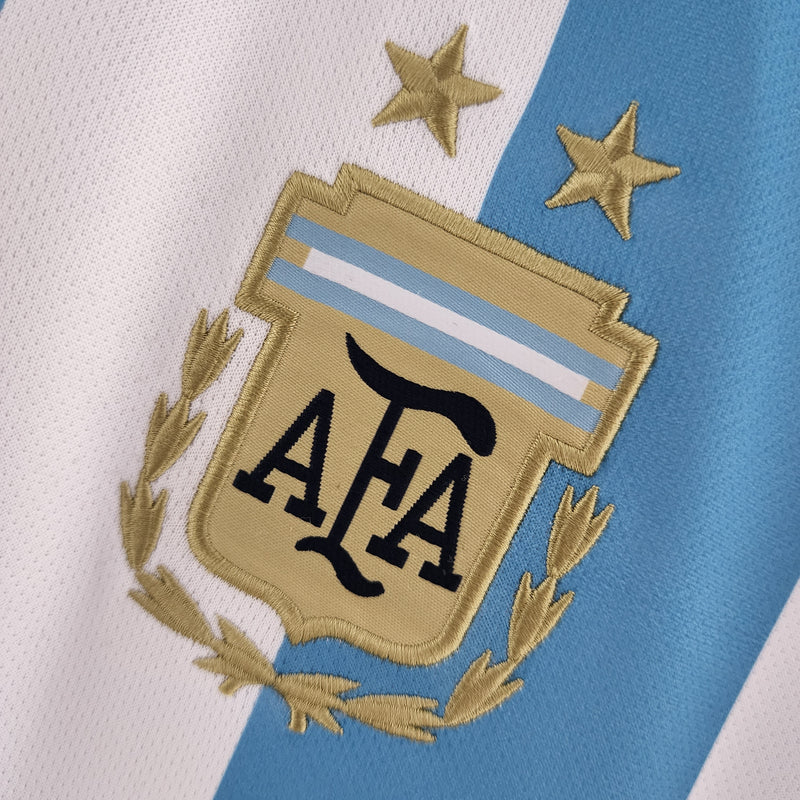 2022 Argentina - Primeiro Uniforme - Copa do Mundo