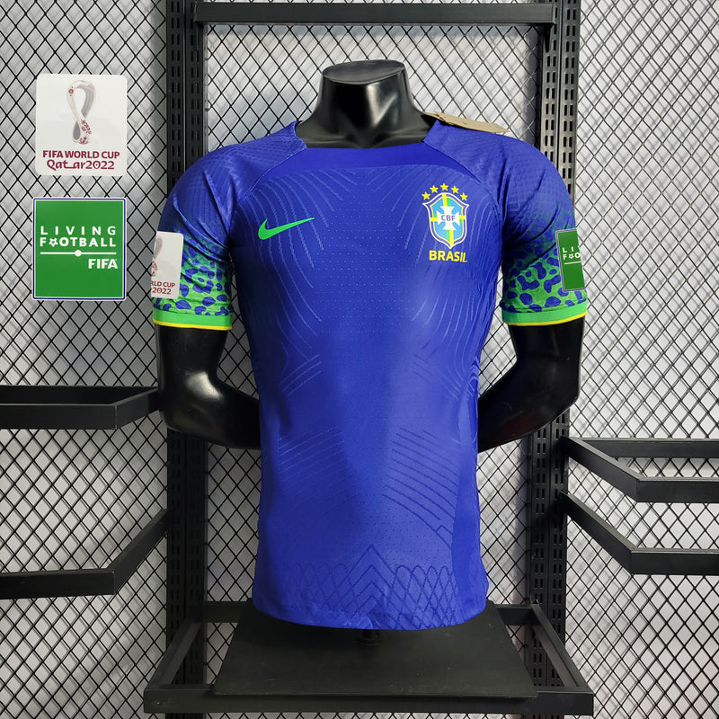 22/23 Brasil Jogador - Copa do Mundo - Segundo Uniforme