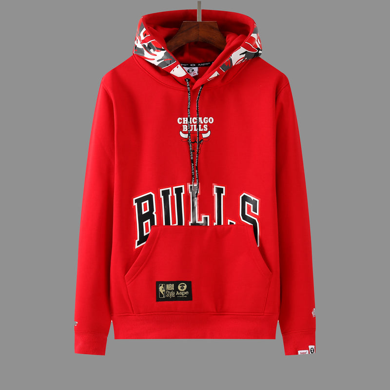 Moletom Suéter da NBA Chicago Bulls - Vermelho