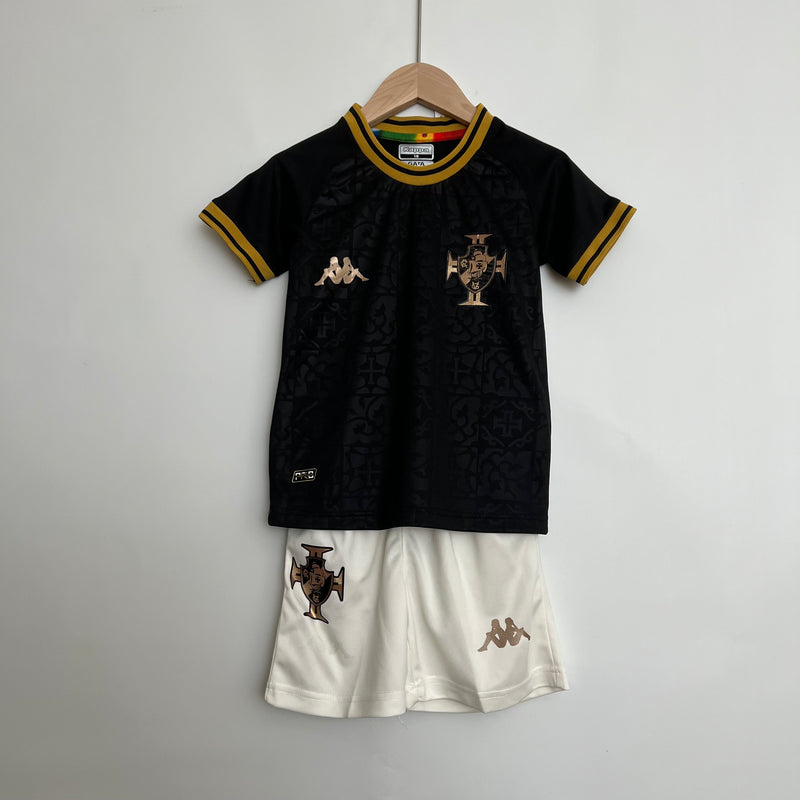 22/23 Conjunto Infantil Vasco da Gama - Preto