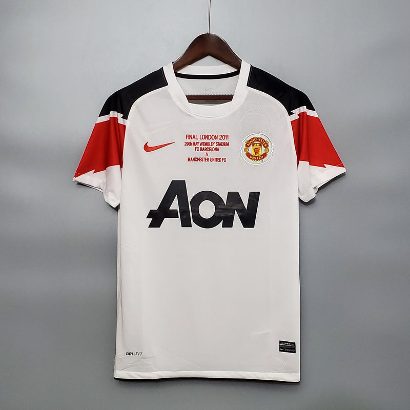 Camisa Retrô Manchester United na versão da Liga dos Campeões 10/11