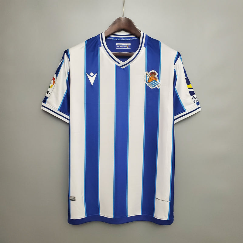 20/21 Real Sociedad - primeiro Uniforme